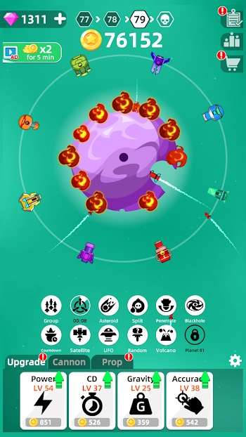 planet smash mod apk android