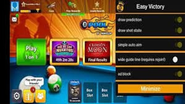 8 Ball Pool MOD APK 5.11.1 Long Line, Auto Win, menu - Free Download