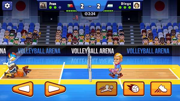 volleyball arena mod apk unlimited money and gems