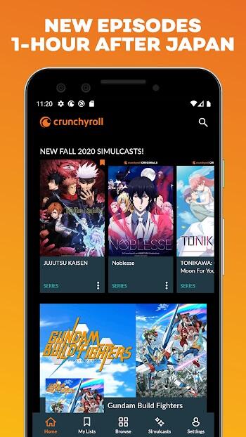 Crunchyroll Mod APK 3.3.0 (Premium unlocked, No ads)