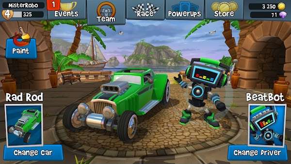 beach buggy racing 2 mod apk unlimited diamonds