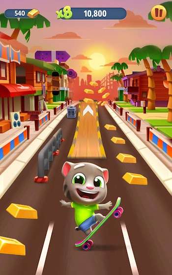 talking tom gold run mod apk download