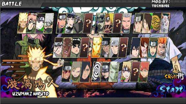 naruto senki mod apk full character no cooldown unlimited money