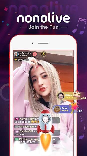 download nono live mod apk