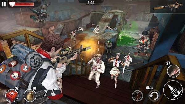 zombie hunter killing games mod apk