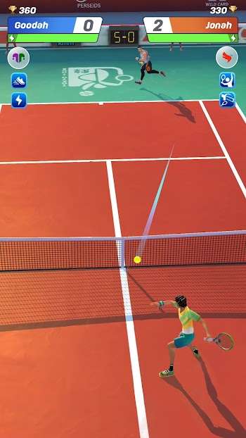 tennis clash mod apk