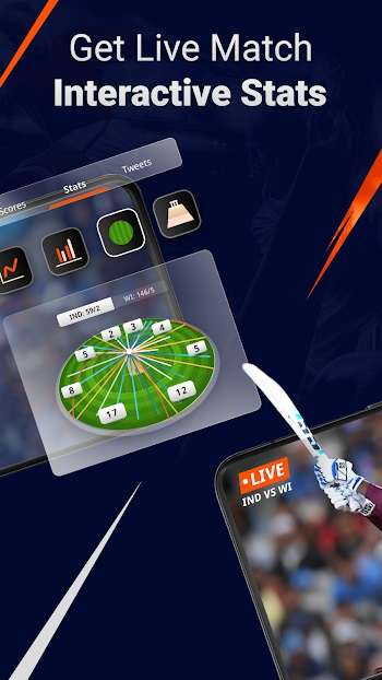 Live cricket mod apk hot sale