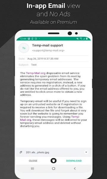 Temp Mail Premium APK