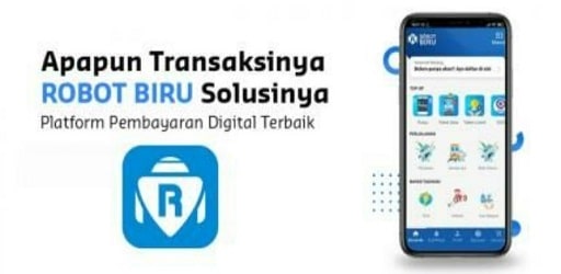 Robot Biru