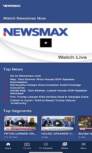 Newsmax Plus App
