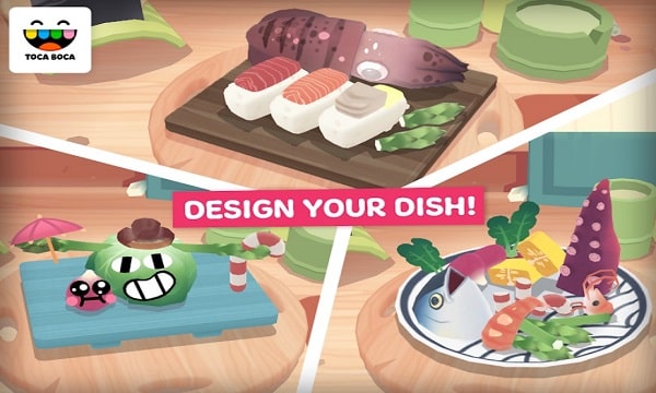 Toca Kitchen Sushi Game