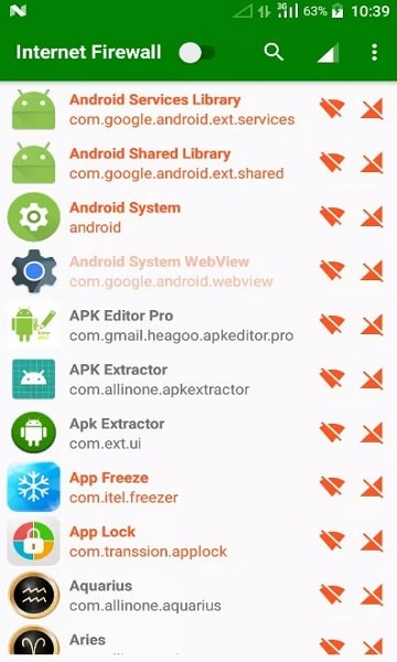 Noroot Firewall APK Old Version