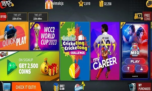 WCC2 Mod APK Unlocked Everything