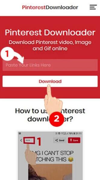 Pinterest Video Downloader Online