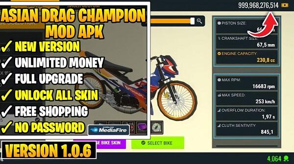 Asian Drag Champion Mod APK Unlimited Money