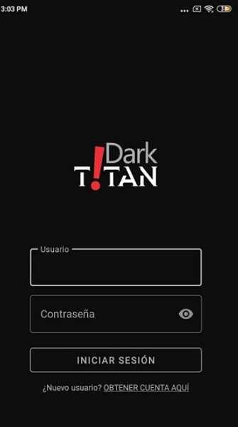 Dark Titan Usuario Y Contraseña