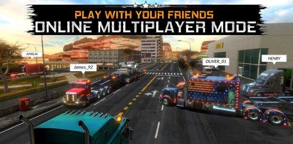 American Truck Simulator Mod APK Full Map