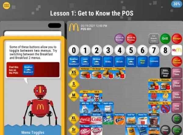 McDonalds Cashier Training App APK