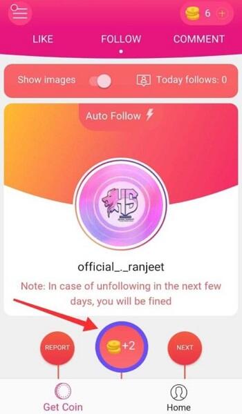 InstaUp Mod APK Unlimited Coins