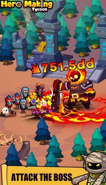 Hero Making Tycoon Mod APK Unlimited Money And Gems