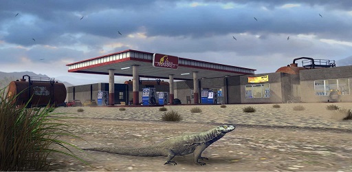 Gas Station Junkyard Simulator