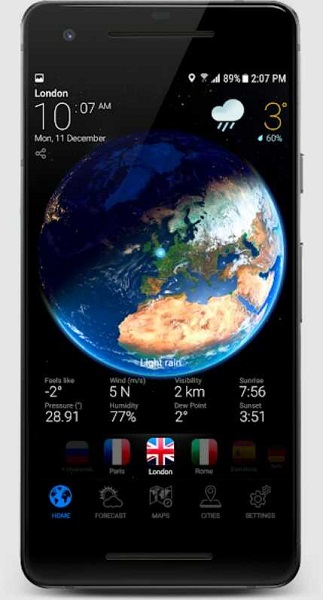 3D Earth Pro Local Forecast APK