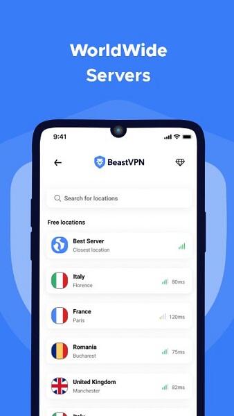 BeastVPN Mod APK Unlocked