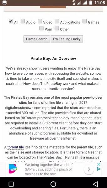 The Pirate Bays APK