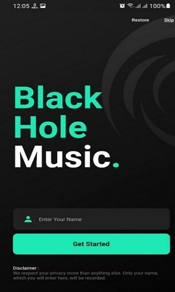 Blackhole Music APK
