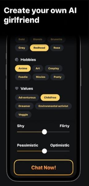 Romantic AI App