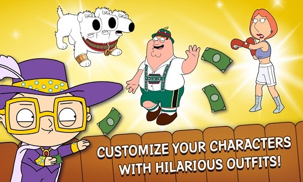 Family Guy The Quest For Stuff Mod APK Unlimited Clams