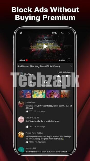 Youtube Vanced Mod APK Premium Unlocked