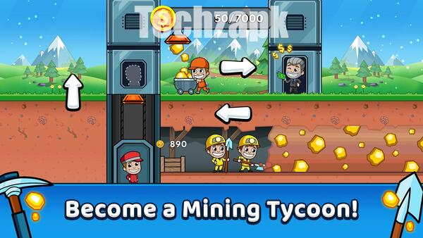 Idle Miner Tycoon Mod APK All Managers Unlocked