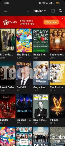 Teatv For Android APK 