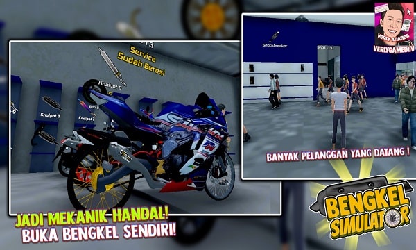 Download Bengkel Simulator Indonesia Mod APK For Android
