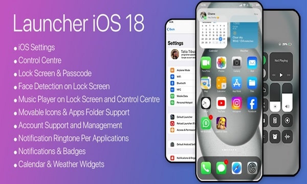 Launcher iOS 18 Mod APK