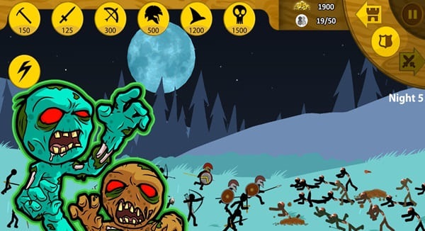 Stick War Legacy MOD APK unlimited gems and gold and upgrade