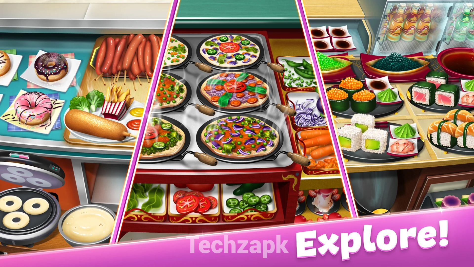 Cooking Fever Mod APK Unlock Them All