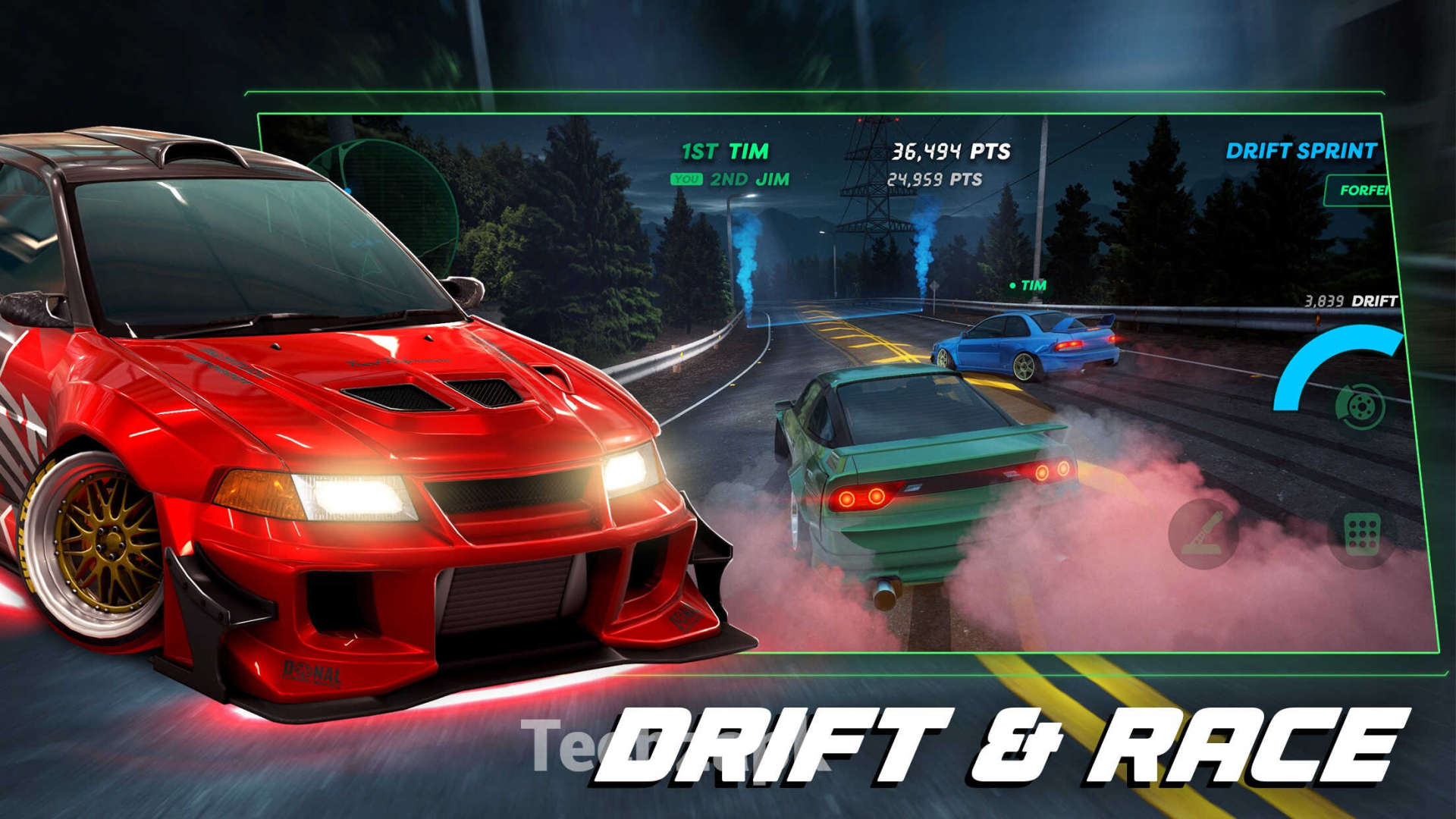 Static Shift Racing Mod APK Unlimited Nitro