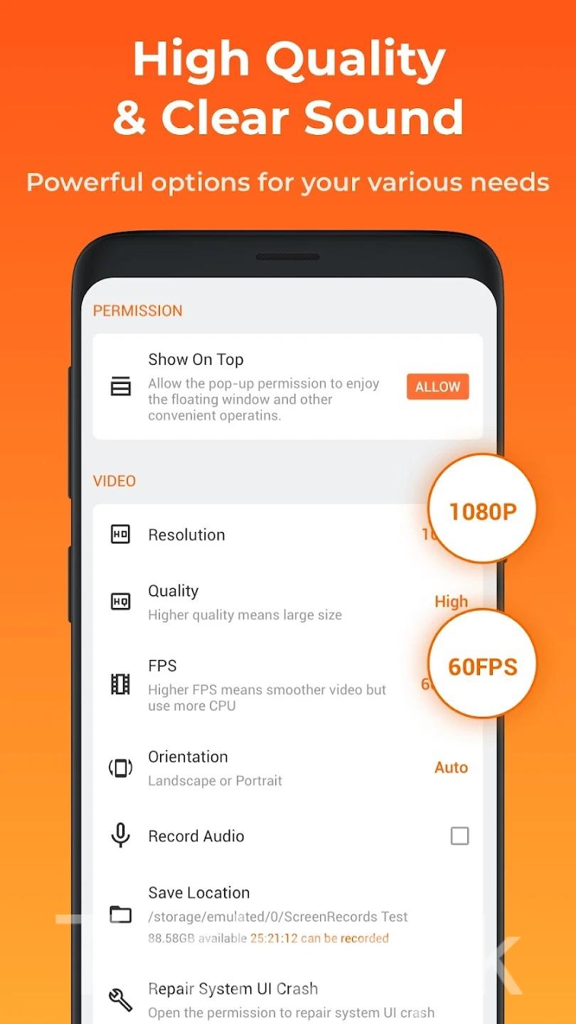 XRecorder Mod APK Pro Unlocked