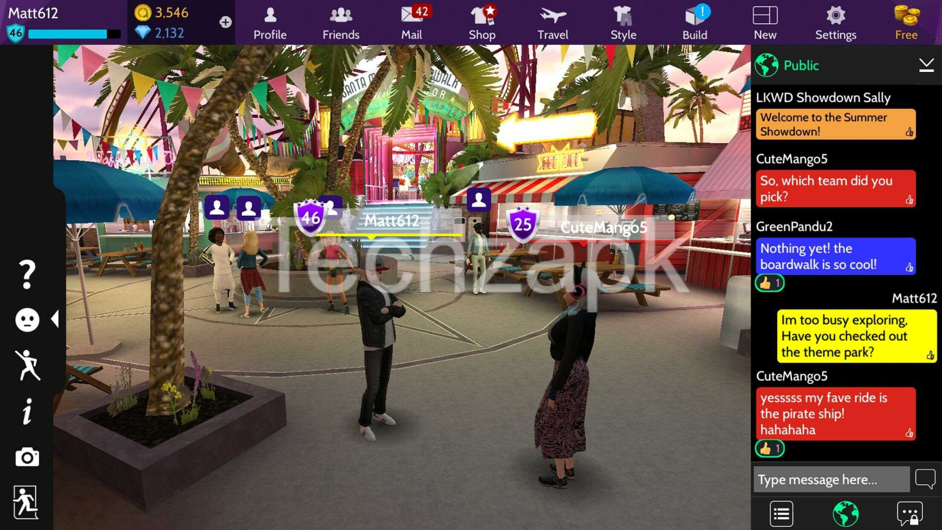 Avakin Life Mod APK Menu Mod