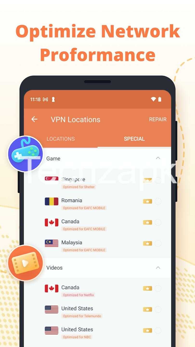 Turbo VPN Mod APK Optimization