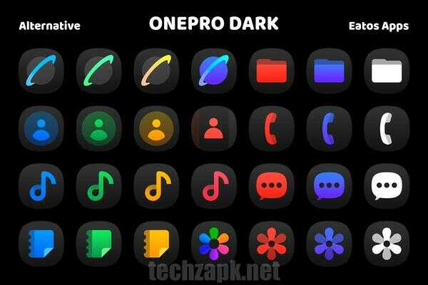 OnePro Dark Icon Pack APK