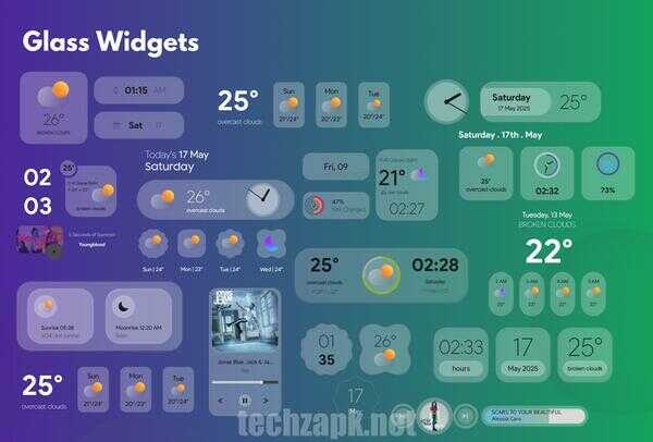 Glass Widgets APK Full Version