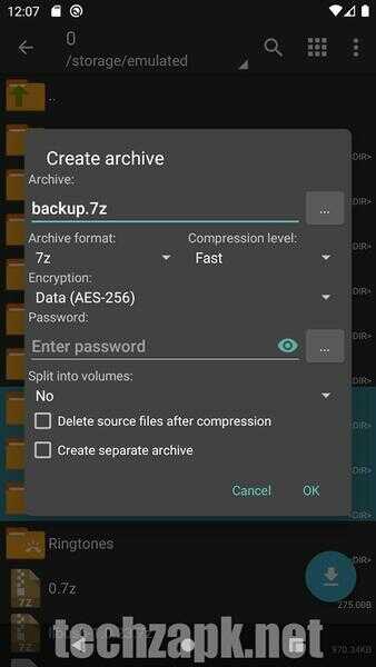 ZArchiver Donate APK Unlocked Premium
