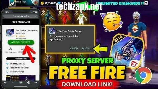 Proxy Server Free Fire APK Download 1