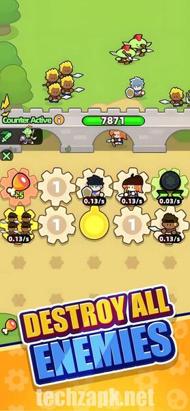 Gear Defenders Mod APK Menu