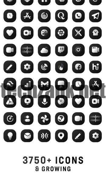 Black Icon Pack APK Mod