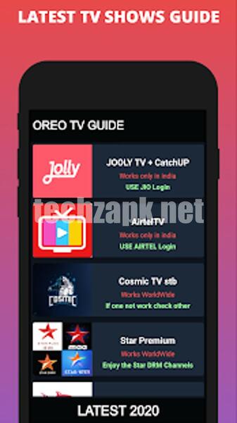 Oreo TV APK Download For Android TV