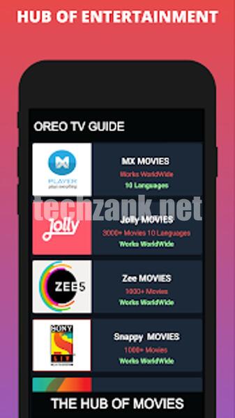 Oreo TV APK Mod